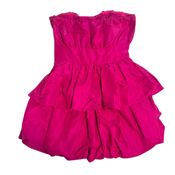 LoveShackFancy Gallant Taffeta Strapless Minidress - Picture 3 of 6